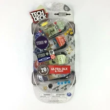 Tech Deck Ultra DLX 4PK 96mm Fingerboard Stereo 20th Anniversary Special Edition