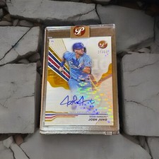 Josh Jung Auto 27/50 2024 Topps Pristine Autograph Gold Refractor Sealed