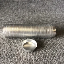 VWR International 25433-089 70mm Disposable Aluminum Smooth-Wall Weighing Dishes