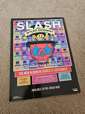 FPOT397 MAGAZINE ADVERT 12X9'' SLASH FT MYLES KENNEDY : LIVING THE DREAM