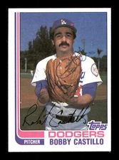 Bobby Castillo Auto Autographed Signed 1982 Topps Card #48 Dodgers 166800