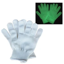 TECHTONGDA 1 pair of  White Luminous multicolor LED Gloves Brand New