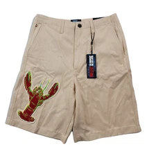 Tommy Hilfiger Bermuda Warhol Graphic Shorts Mens 28 Tuscan Beige Andy Warhol