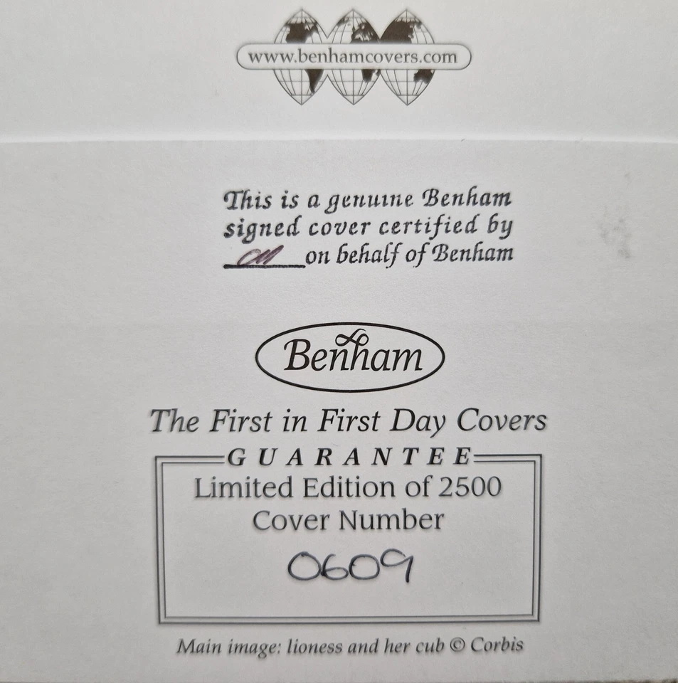 (96652) GB Benham FDC SIGNED MARTIN CLUNES Hello Retail Booklet Waverton 2003 - Image 4 of 4
