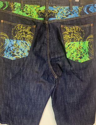 sean john jeans shorts baggy denim
