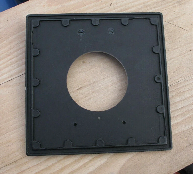 Sinar  F  P Norma fit lens board adaptor panel to Linhof 69 III board 82 x 75 - Image 2 of 2