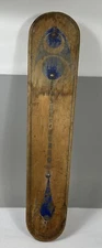 Vintage 1960's Era Zipees Sidewalk Wooden Surfboard Skateboard!