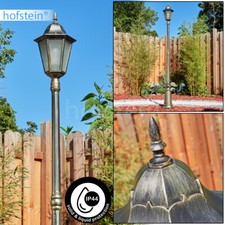 Podwórko ogród podjazd słupek oświetlenie ścieżki zewnętrzne lampy czarne / złote