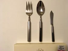 Lenox Chatswood Frosted 3 pc Setting Service Flatware Brand New in Box first Q