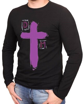 Depeche Mode DM Rock Music Schwarze T-Shirt Langarmshirts  -1074 -LA