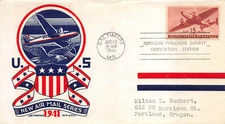 C28 15c Plane unlisted, L.W. Staehle cachet, [417480]
