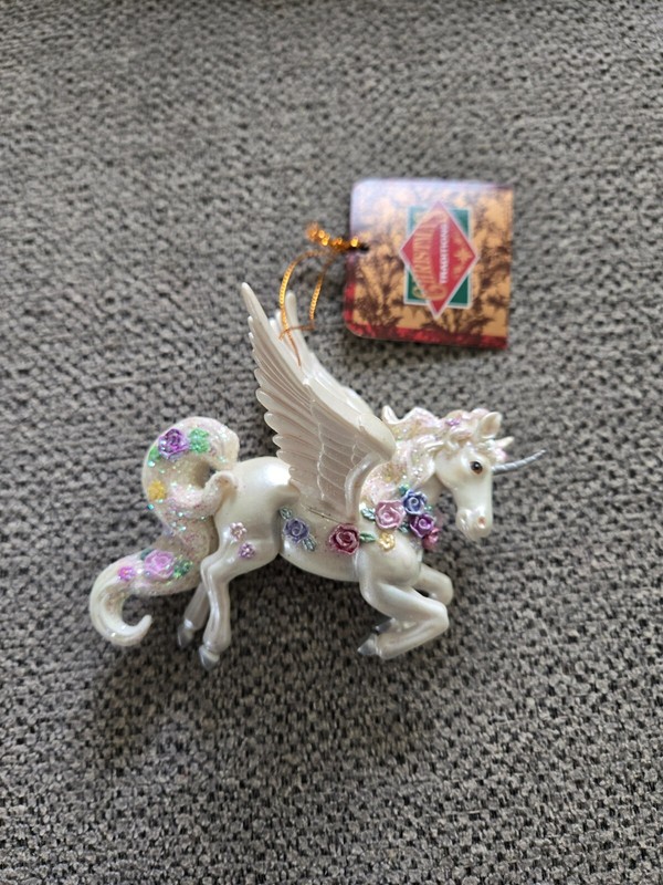 NEW Christmas Traditions Ornament Pegasus Unicorn Horse Christmas Ornament
