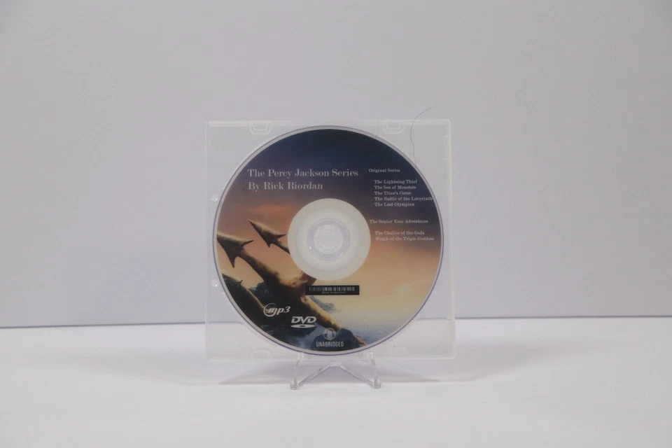 The Percy Jackson Audiobook Series – By Rick Riordan - 7 Titles on 1 MP3 DVD Foto 2 de 2