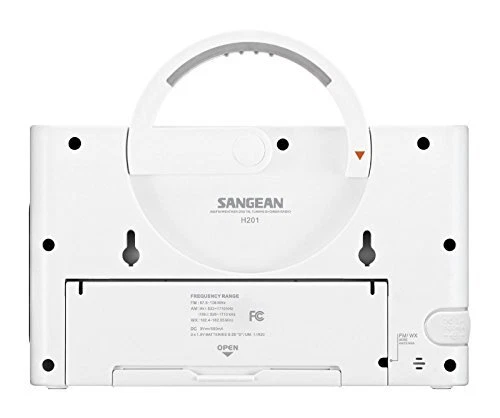 H201 Portable AM/FM/Weather Alert Digital Tuning Waterproof Shower Radio White - Image 3 of 4