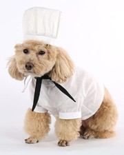 Dog Cook Costume PS20050 M Size 11" Neck Girth 15.7" Chest Chef Outfit