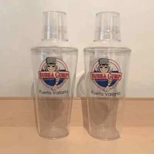 Bubba Gump Shrimp Co Cocktail Shakers 2-piece Restaurant Drinks Bar 