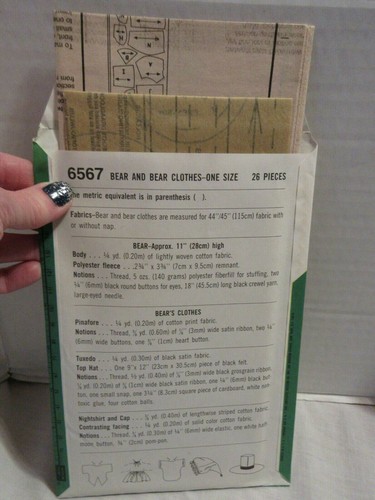 2 Vtg Uncut Simplicity Vanessa-Ann Patterns Bear & Moonbeam Boy Doll & Clothes - Picture 4 of 6