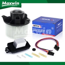 Front Blower Motor & Resistor Kit Fit Cadillac Chevrolet Silverado GMC Sierra
