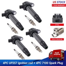 4X Coils pack & Spark plugs Set For 2009-2020 Dodge Journey 2.4L L4 UF557