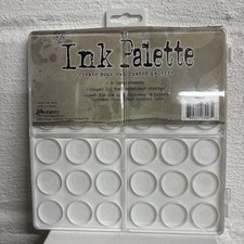 Tim Holtz 37 Compartment Ink Palette For Reinkers Alcohol Inks And More