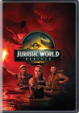 JURASSIC WORLD REBIRTH DVD, 9-9-2025 USA w/Bonus Features Factory Sealed NEW