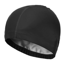 Badekappe Wasserdicht Bademütze Ohrenschutz Schwimmhaube Herren Damen