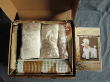 Vintage Aronelle Latch Hook Kit Poodle Napoleon 1979 New in Box, Made in Canada