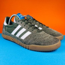 Adidas Originals Indoor Super Sneakers - UK8 - Green Gum - Fair Condition
