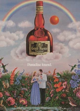 1985 Vintage Print Ad Paradise Found Grand Marnier Liqueur Gervasio Gallardo