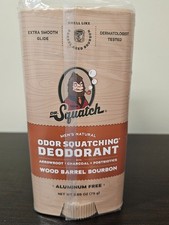 3-Pack Dr. Squatch Men's Natural Aluminum-Free Deodorant - Wood Barrel Bourbon