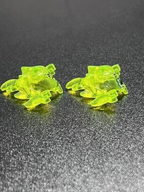LEGO - Headgear - Monster - Ninjago Skreemer Trans-neon Green Lot Of 2