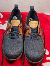 Rockport Works truFLEX RK4691 Men’s 8.5M Safety Work Shoes Blue Tan Leather...