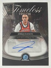 Jordan Hawkins 2025-26 Bowman #TTA-JH Timeless Touch Auto Pelicans