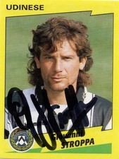 GIOVANNI STROPPA Figurina Autografata Signed Sticker Udinese Panini 1996–97