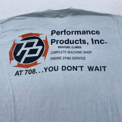 #ad #ad Vintage Performance Products Shirt Medium Rockford Illinois Racing 90s Tee $27.07
