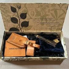 Louis Vuitton Vachetta Luggage ID, Poignet, Ribbon, etc Bundle