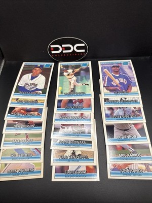 1992 Donruss Rated Rookie Set 1-20 NrMt - Kenny Lofton, Eric Karros