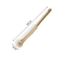 Cup Brush Cleaning Long Handle Wooden Handle Nylon Bristles Small Brush Cup Clea