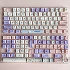 Cinnamoroll Theme Keycaps Pbt Mda Height For Mechanical Keyboard 140keys Boxed