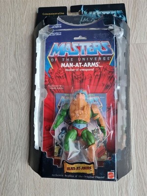 He-Man Masters of the Universe MOTU Commemorative FIGUR Man-At-Arms NEU OVP