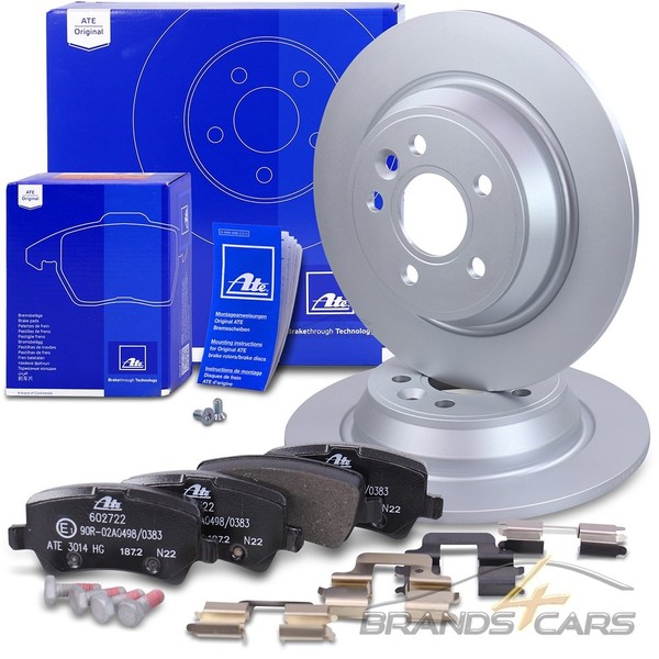 ATE Bremsscheiben +BelÄGe Hinten FÜR Ford Galaxy 2 S-MAX WA6 Range Rover Evoque-image