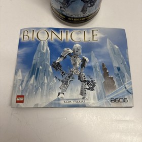 LEGO Bionicle Toa Metru Nuju (8606) Instructions and Canister Only - No Figure