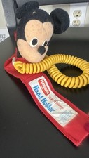 Playskool Mickey Mouse Baby Child Safety Hand Holder 1990s Disney Tether Leash