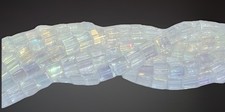 Czech Glass Iridescent Clear AB Cube Beads 5mm Qty:25