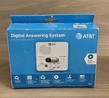 AT T 1740 Digital Answering System With Time and Day Stamp - White