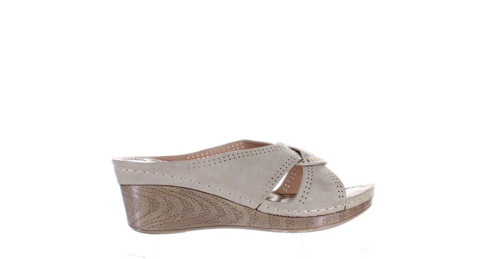 Good Choice Womens Giselle Beige Sandals Size 7 (7713163)