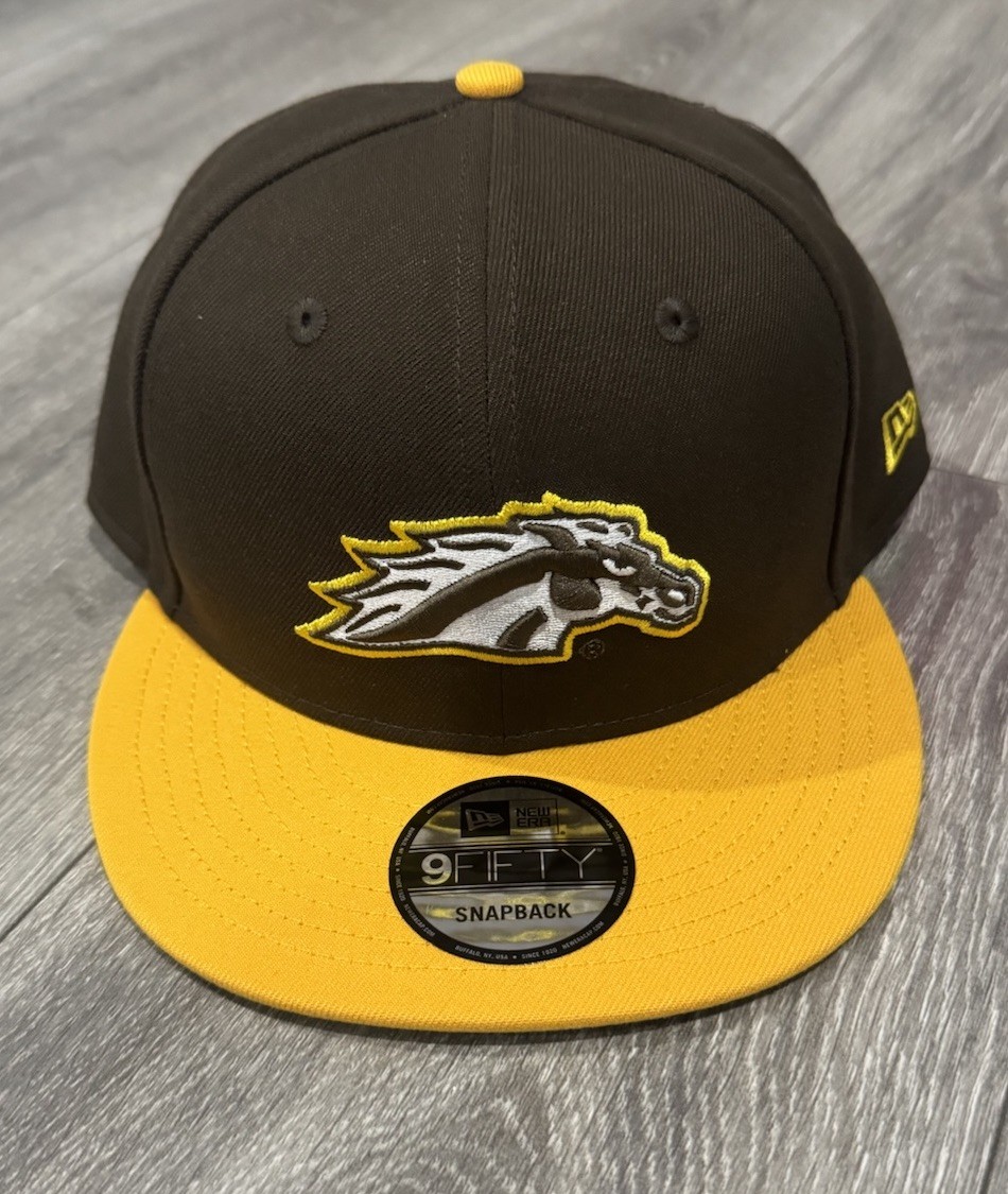 Western Michigan Broncos New Era 9Fifty SnapBack Adjustable Hat Brown/Yellow