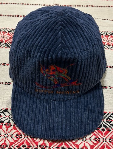 Vtg Copper Mountain Ski Resort Colorado Thick Corduroy Hat