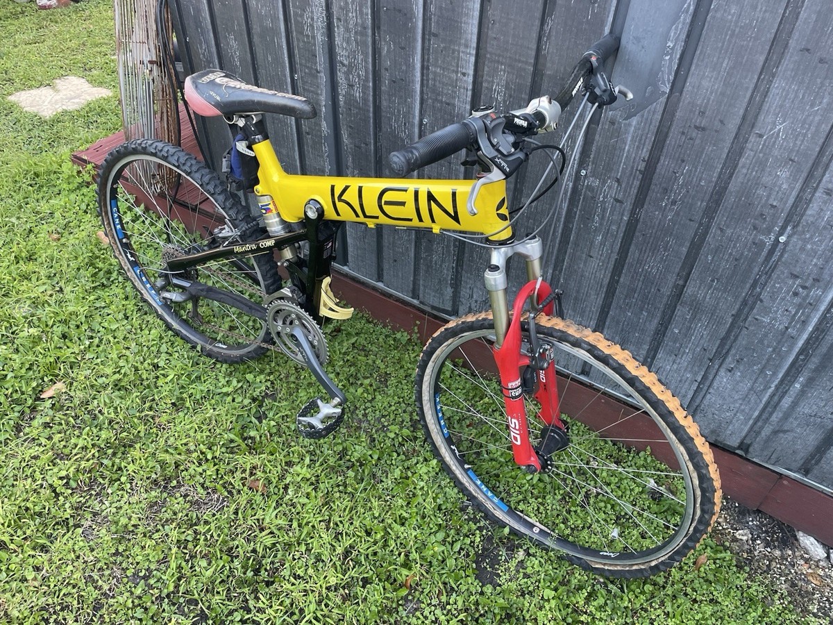 Klein Mantra Comp Vintage Mountain Bike Yellow Black Frame Red