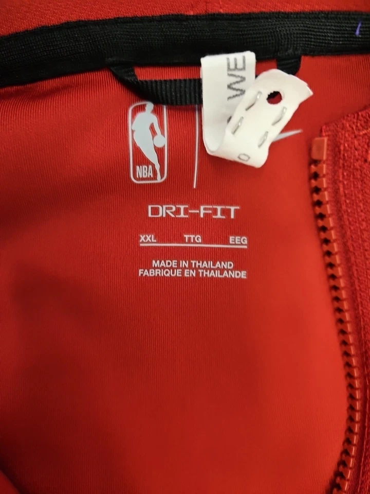 NBA Miami Heat Nike 75th Showtime Hoodie Full-Zip Size XXL PRE-OWNED 2XL - Image 2 of 4